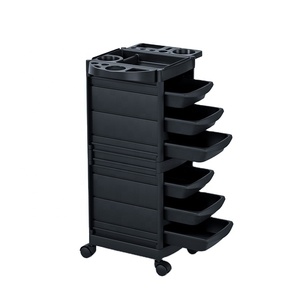Custom Logo Modern 6-Tier Stainless Steel Beauty Rolling Storage Salon <b>Trolley</b> Cart - Product Image 4
