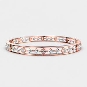 กำไลเพชรเม็ดเดี่ยวทรงกลม 2 กะรัต เพชรเลี้ยงในห้องปฏิบัติการ ทอง 10K 14K ดีไซน์หรูหรา สำหรับเจ้าสาว งานแต่งงาน ของขวัญวันครบรอบสำหรับผู้หญิง ขายส่ง - Product Image 2