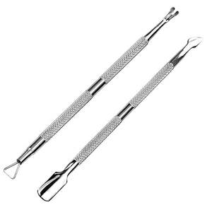Pousse-cuticules professionnel, outils de manucure pour retirer le vernis gel, double extrémité, pointu, double usage - Product Image 1