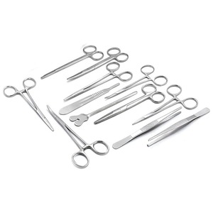 Juego de 13 Instrumentos Quirúrgicos Básicos de Alta Calidad, Herramientas Médicas de Acero Inoxidable - Product Image 2