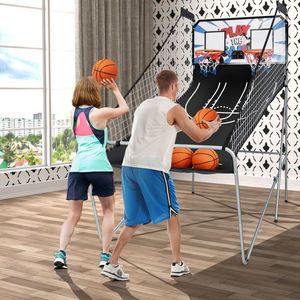 Gioco di basket elettronico al coperto con 4 palle a doppio campo per gli appassionati di sport - Product Image 3