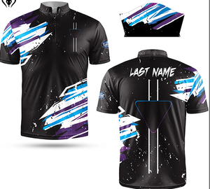 High Quality Breathable 3D Sublimation <b>Baseball</b> Jersey Sportswear Customized Quarter-Zip T-Shirt Wholesale - Product Image 3