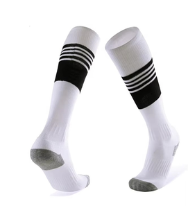 Chaussettes de sport montantes pour hommes en gros avec logo d'équipe – Spandex/Nylon/Coton, grandes tailles, pour baseball, football, soccer, et tenues athlétiques - Product Image 1