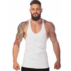 Custom Mens Gym Tank Top Single <b>Line</b> Tank Top Workout Sleeveless Fitness T Shirt - Product Image 5