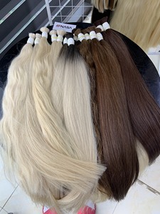 Prix de gros extensions de cheveux en vrac cheveux de donneur vietnamien Double noyer 100 grammes toutes les couleurs 30 pouces - Product Image 4