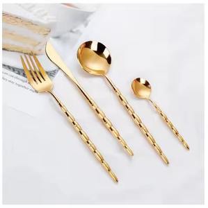 Juego de Cubiertos de Acero Inoxidable Ecológico Elegante Touch, Diseño Moderno Premium, Apto para Lavavajillas, Cubertería para la Vuelta al Cole y la Cocina - Product Image 1