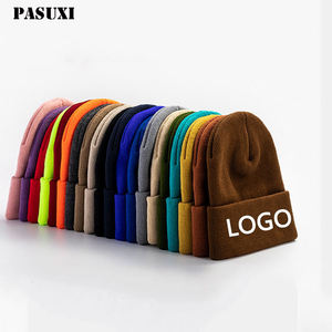 PASUXI Wholesale Design Custom Cold <b>Hat</b> Logo Embroidery Printed <b>Reversible</b> <b>Bucket</b> Caps Unisex Beanie Polyester/Cotton Sports - Product Image 6