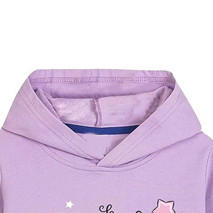 เสื้อฮู้ดยูนิคอร์นสีม่วง เสื้อสเวตเชิ้ตโอเวอร์ไซส์ทันสมัย สวมใส่สบาย ผ้าฟลีซเนื้อนุ่ม สไตล์สตรีทแวร์ - Product Image 6