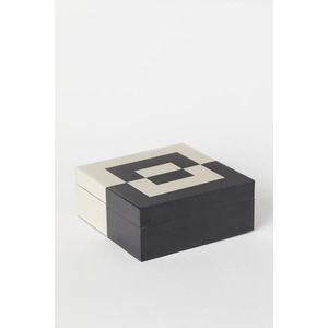 Boîte de rangement élégante en résine faite à la main avec intérieur en MDF pour la décoration de la maison, cadeau et organisation de table - Product Image 4
