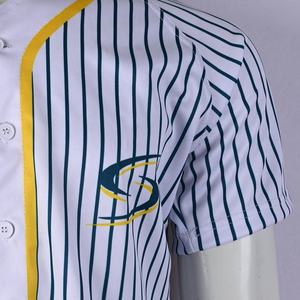 เสื้อเบสบอลซอฟต์บอลผู้ชายแบบสั่งทำพิเศษ ระบายอากาศได้ดี ป้องกันแบคทีเรีย ผลิตจากโพลีเอสเตอร์ คอวี ชุดกีฬา ขายส่ง ปรับแต่งได้ - Product Image 3