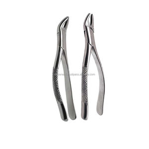 Kit d'extraction dentaire manuel réutilisable avec pinces en acier inoxydable, fraises en carbure, poignée ergonomique, outils de chirurgie buccale Debairii - Product Image 5