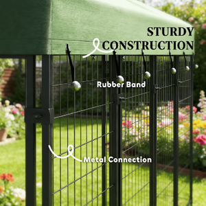 Nichoir pour chien confortable et élégant, enclos/clôture pour votre animal de compagnie - Product Image 6