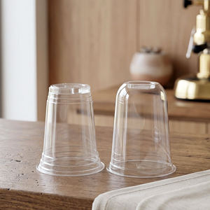 Wholesale Disposable PP <b>Cups</b> 16oz 22oz Transparent Single Wall <b>Plastic</b> <b>Cup</b> 95mm Lid Beverage Tea Coffee Juice Cold Drinks - Product Image 2