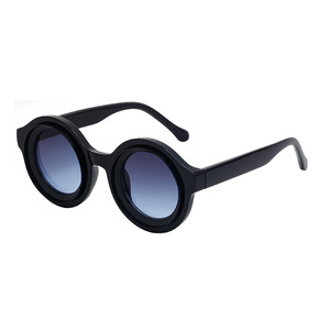 LMA 98205 New Round Small Black Frame Fashion High Quality Custom Shades Y2K Wholesale Men 2024 Luxury Brand <b>Sunglasses</b> - Product Image 5