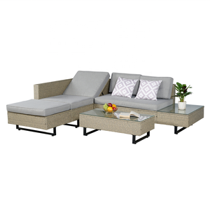 Viet Nam PE Wicker Lounge Set BSCI Factory Colección de muebles de jardín - Product Image 1