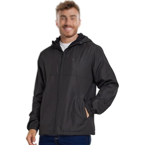Veste coupe-vent imperméable respirante et légère personnalisée pour hommes, nouvelle conception, série de vestes de pluie pour l'extérieur - Product Image 1