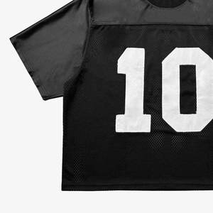 Vente en gros 2026 – Maillot de sport personnalisé de basketball et de football, séchage rapide, en maille, unisexe, coupe ample et courte, 100 % polyester - Product Image 4