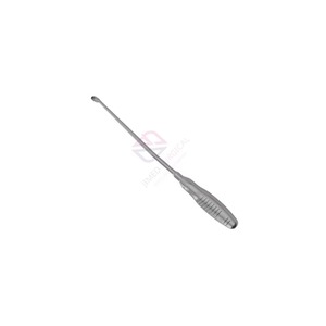 Curette orthopédique droite 300 mm avec manche ergonomique de 15 mm |   Instrument chirurgical réutilisable en acier inoxydable certifié CE - Product Image 5