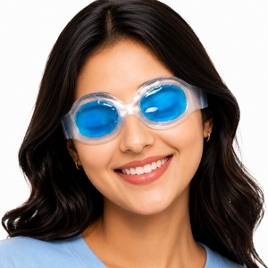 Masque pour les yeux au gel rafraîchissant pour les yeux gonflés, les cernes, le soulagement de la fatigue oculaire, thérapie par compresse froide réutilisable pour le soulagement des migraines et le sommeil - Product Image 1