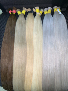 Cabello Humano 100% Real de Alta Calidad a Precio de Fábrica, Cabello de un Solo Donante de la Compañía Nasa, Color Rubio - Product Image 1