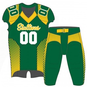 Lightweight American Football Uniform <b>Padded</b> <b>Pants</b> Digital Print 100% Polyester Quick Dry Sports Wear Top Style Number Pattern - Product Image 5
