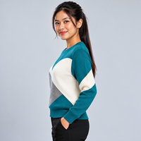 Pull décontracté pour femme en tissu tricoté doux de qualité supérieure, chaud, confortable, respirant, durable, design élégant
