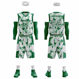 Professional Basketball Uniforms Full-Sublimation Custom Basketball Uniforms Sets for Wholesales - Product Image 2