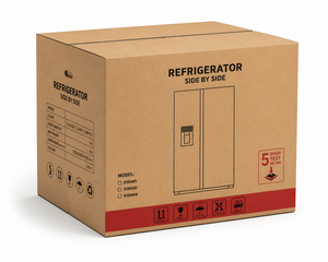 Caja de Cartón Premium de 5 Capas, Tamaño Grande, para Refrigerador - Product Image 1