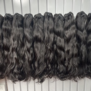 Extensiones de Cabello Ondulado Natural Color Negro de Alta Calidad, Listas para Enviar - Product Image 2