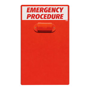 Porte-documents d'urgence Brady résistant à la chaleur et à l'eau pour usage en laboratoire et industriel - Product Image 1