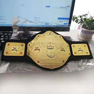 Cinturones de Campeonato Personalizados Ligeros Hechos a Mano en Cuero Genuino con Forro de Cuero PU, Logotipo Grabado Personalizado, Unisex, Ecológicos - Product Image 4