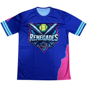 Conjunto de Uniforme de Softbol Personalizado con Logotipo del Equipo, Tallas Grandes, Camiseta de Manga Corta o Sin Mangas, Pantalones, Uniforme de Béisbol, Tacto Suave, Secado Rápido - Product Image 1