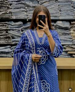 Conjunto de Traje de Algodón Estampado Bandej para Mujer, Atuendo Tradicional Cómodo al Mejor Precio al por Mayor - Product Image 6