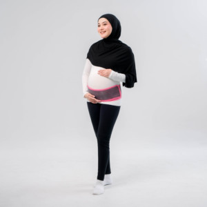 Finest Belly <b>Belt</b> with Strong Double Velcro and Breathable, <b>Elastic</b> Material: Comfortable and Safe for Pregnant Women - Product Image 1