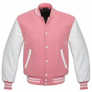 Veste de baseball décontractée pour homme de haute qualité, fabriquée au Pakistan, avec manches en cuir sur mesure, style hiver. - Product Image 4