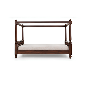 Solid Teak Wood Canopy <b>Bed</b> Four Poster Wooden <b>Bed</b> Frame King <b>Queen</b> <b>Size</b> Bedroom Furniture Custom Design - Product Image 5