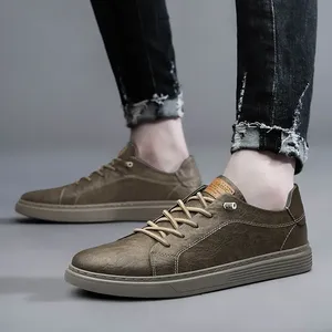 Chaussures en cuir de créateur pour hommes, chaussures Oxford à lacets, chaussures d'extérieur pour hommes, baskets, chaussures de bureau, chaussures décontractées italiennes - Product Image 2