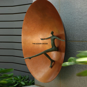 Elegante Arte de Pared de Metal Forjado a Mano con Forma Única y Acabado Negro, Diseño Moderno para Decoración del Hogar - Product Image 5