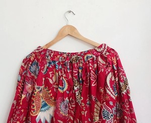 Jupe longue colorée à taille ajustable, jupe imprimée pour festival d'été - Product Image 2