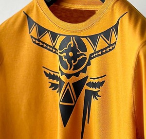 T-shirt personnalisé d'été en polyester/coton tricoté, délavé à l'acide, imprimé par sublimation, motif anime, grammage lourd 360g, col en V, coupe ample - Product Image 4