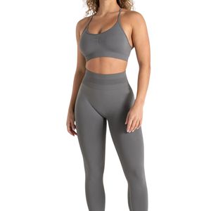 Women Seamless Scoop Neck Sports Bra Light Support Gym Yoga Workout Fitness Activewear Custom Logo Wholesale - Product Image 4