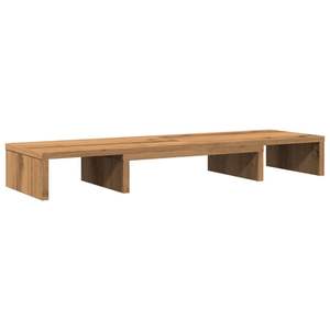 Support de moniteur réglable Artisan Oak 31,5x9,4x4,1 pouces en bois d'ingénierie, accessoire de bureau pour ordinateur - Product Image 6