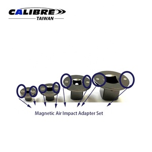 TAIWAN CALIBRE 4pc Industrial DIY OEM Low Profile Magnetic Insert Drive Impact Reducing <b>Adaptor</b> Set - Product Image 3