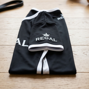 เสื้อยืดแขนสั้นคอวีผู้หญิง Regal สีดำขาว แห้งเร็ว 100% โพลีเอสเตอร์ เสื้อยืดออกกำลังกายสำหรับผู้หญิง เสื้อยืดฟิตเนสผู้หญิง - Product Image 3