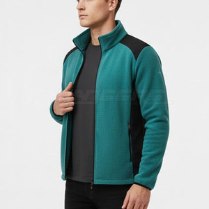 Veste polaire en tissu respirant, coupe confortable, fermeture éclair intégrale, pour usage extérieur en hiver. Veste polaire d'hiver. - Product Image 5