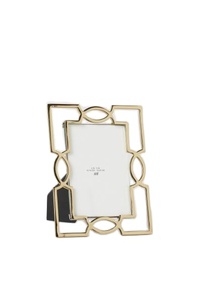 Cadre photo en métal ondulé, laiton antique, durable et léger, avec impression numérique pour la décoration de la maison et du bureau - Cadeau de retour - Product Image 3
