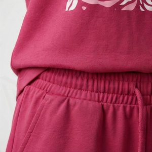 Ensemble décontracté pour femmes, t-shirt à manches courtes en coton imprimé rose et short au-dessus du genou, vêtements décontractés pour le printemps et l'été - Product Image 5
