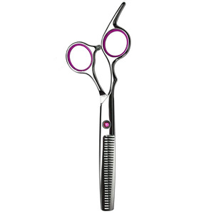 กรรไกรซอยผมสแตนเลสเยอรมัน 32 ฟัน ใบมีดคม เครื่องมือซอยผมสำหรับความงาม - Product Image 6