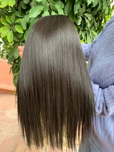 100% Real Human Hair Bone Straight Natural Color with Lace Wig <b>Highlight</b> Hd/ Transparent Lace the Highest Quality ship worldwide - Product Image 6