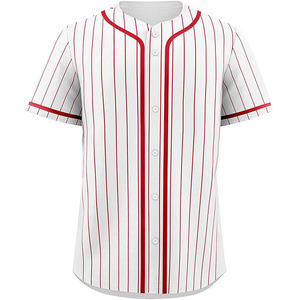ชุดยูนิฟอร์มเบสบอลชายพร้อมเสื้อเจอร์ซีย์ติดกระดุมและกางเกงยืดหยุ่นสำหรับกีฬาและกิจกรรมเป็นทีม - Product Image 3